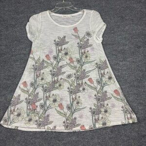 Ginger G floral knit top L | spring-y & soft